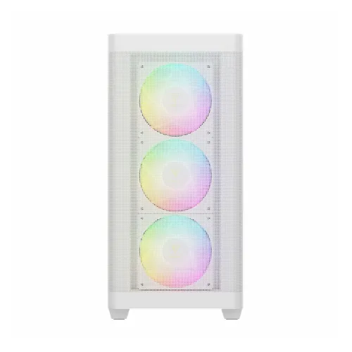 CASE GAMDIAS ATHENA M3 WHITE ARGB – MID TOWER | 4 FAN ARGB PWM | HỖ TRỢ E-ATX